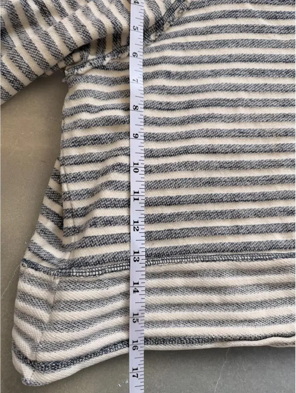 Free People Striped Long Sleeve cropped sweater | Women’s XS